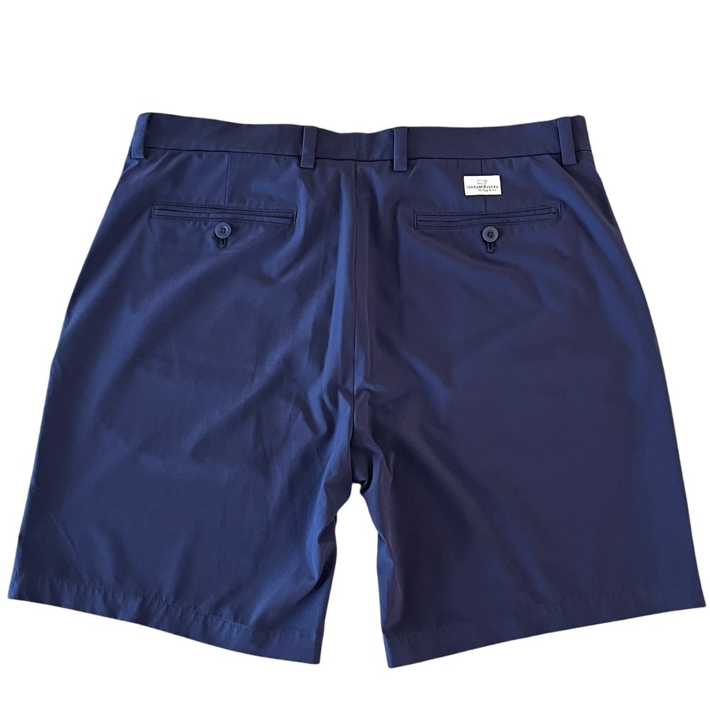 Lot of 3 Vineyard Vines Breaker Shorts Mens 35 Blue Gray Indigo 8" Performance - Picture 2 of 16